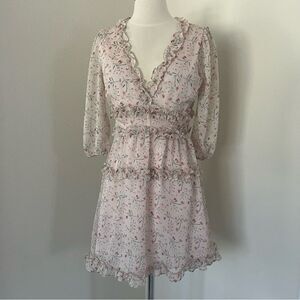 Altard State Blush Pink floral Dress S